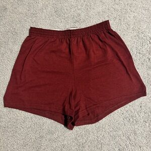 Soffe Burgundy shorts